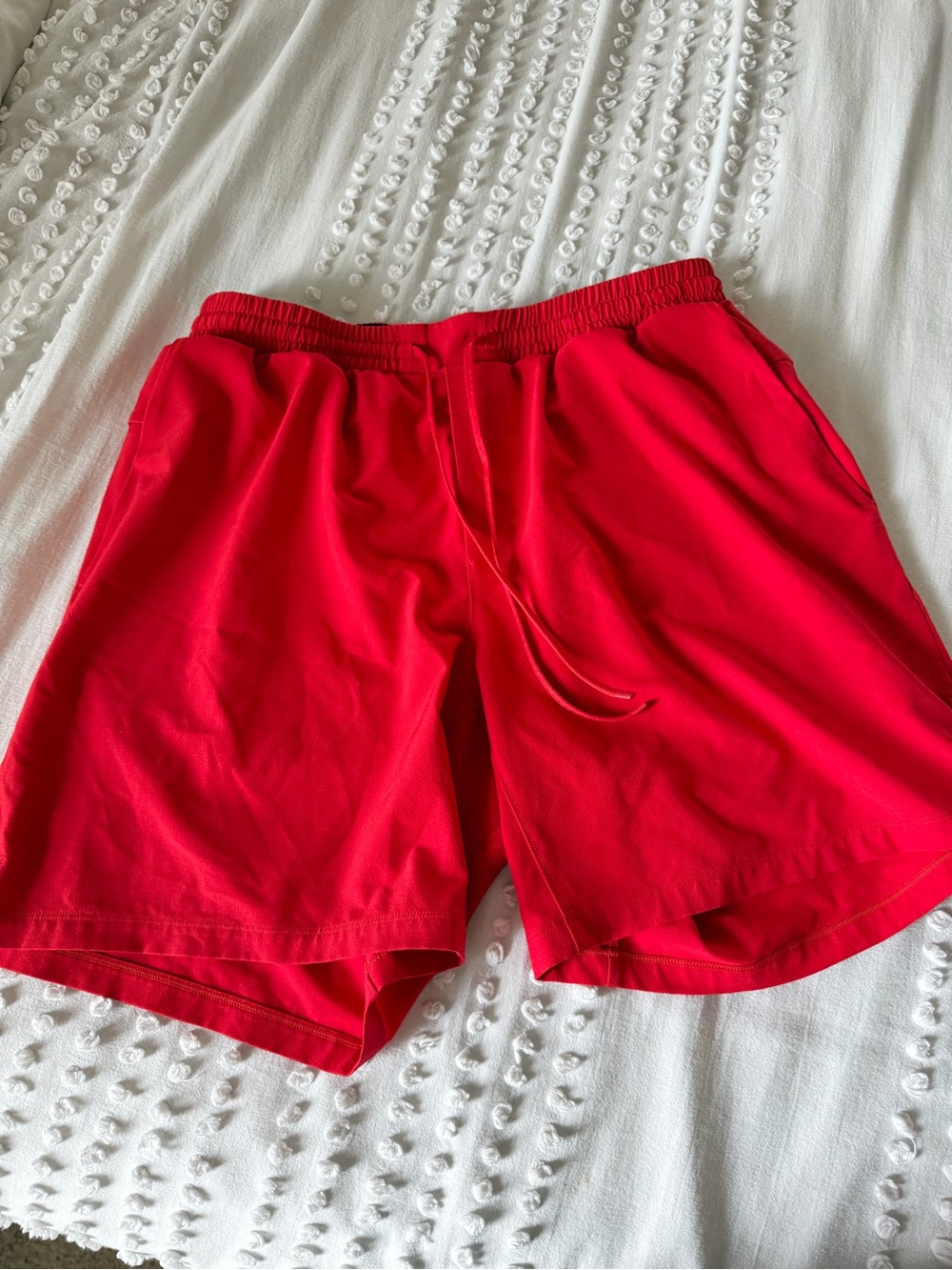 Lululemon Athletica Men's Pool Short 7" *Lined True Red L excellent condition - Picture 4 of 12
